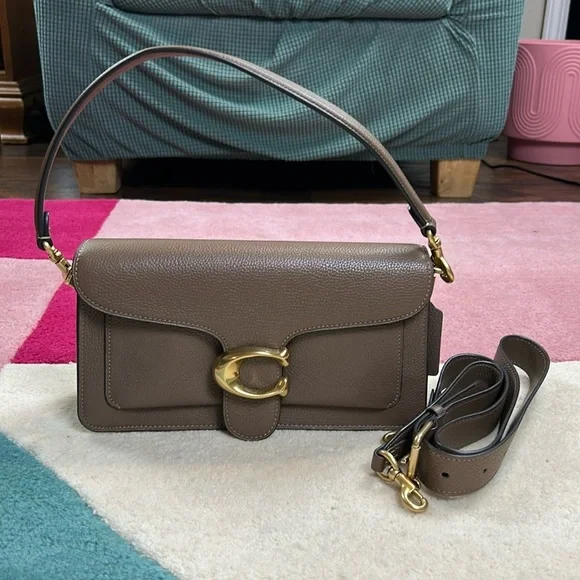 Coach Tabby 26 Dark Stone Brass Purse NWOT - Picture 3 of 17